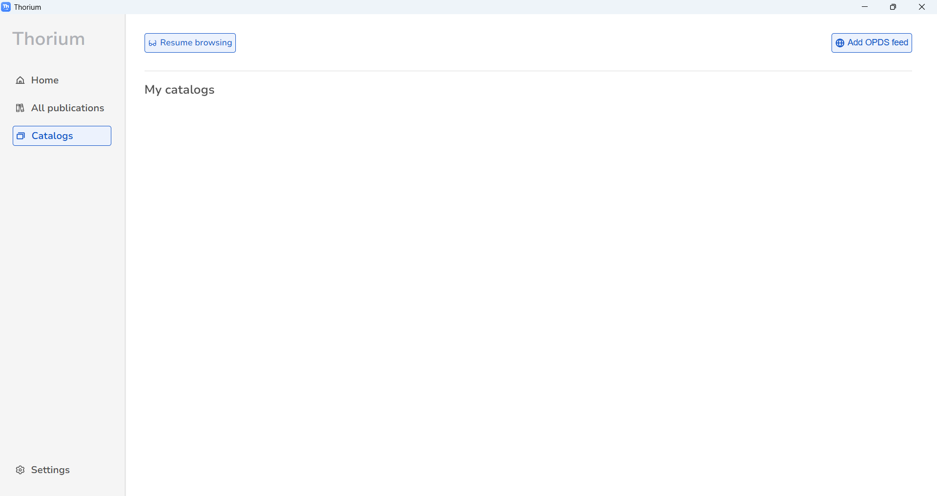 thorium catalogs empty.png